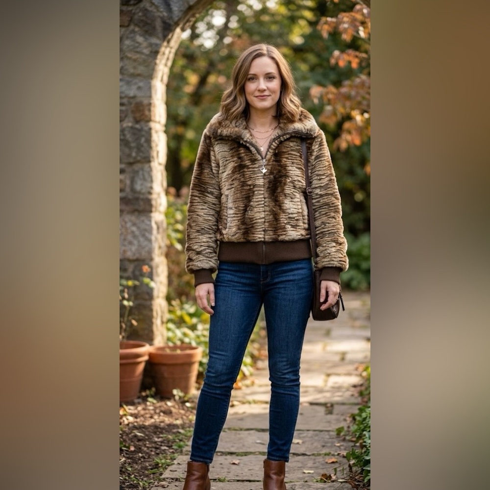 Vintage Baby Phat Woman’s Fur Coat Size 3X